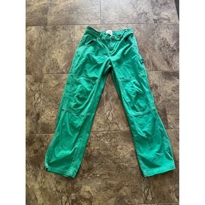 BDG Carpenter Pants Utility Pockets Green Casual Trousers Size 0/UK4‎